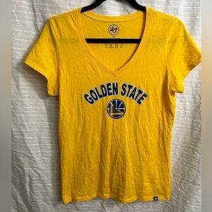 Golden State Warriors Women Screened "GOLDEN STATE WARRIORS" T-shirt  Size M